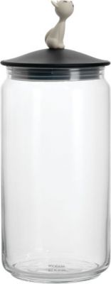 MioJar AMMI22 B Cat food container black Alessi